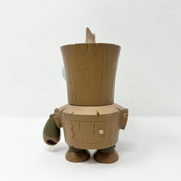 Futurama Wooden Bender 6-inch vinyl figure by KidRobot - no Arm/ Bird 2012 - Picture 4 of 6